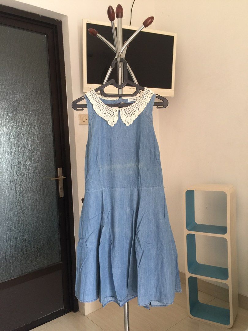 Oasis sales denim pinafore