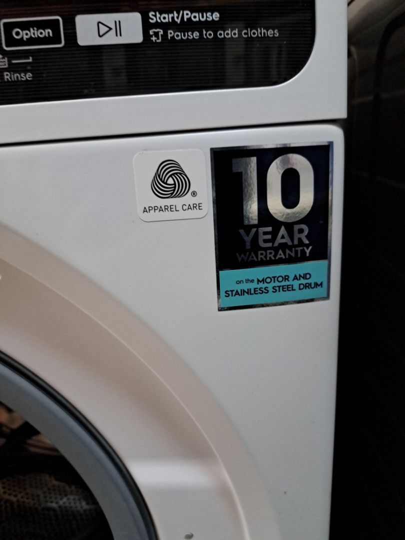 Electrolux 7.5kg front load Washing Machine washer inverter 4ticks