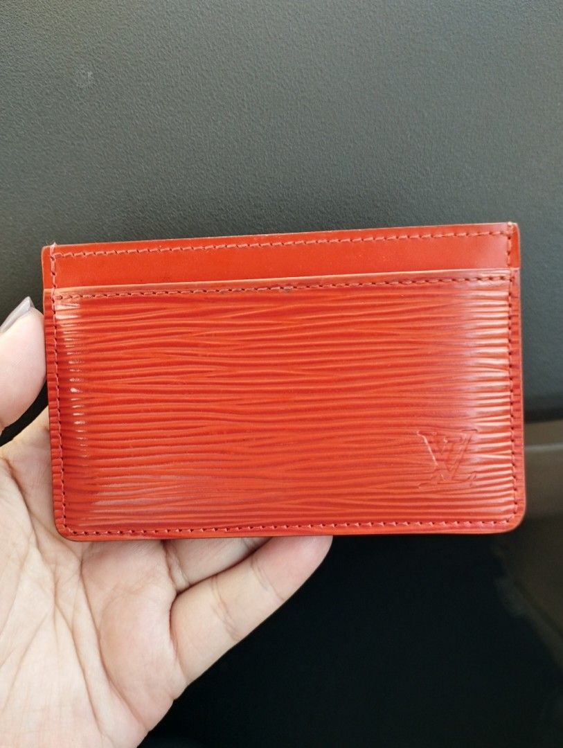 EPI CARD HOLDER (Category: Luxury Bags & Wallets) located in Makati City. Submitted by kennn24 (Listing ID 1237795733, Image 1). Description: For Sale! EPI CARD HOLDER (Used) Card Holder ONLY! No inclusions. Actual photos posted. *Shopee check out available* Meet ups: Las Piñas, Makati and BGC Shipping Fee: Buyers Expense Thanks.