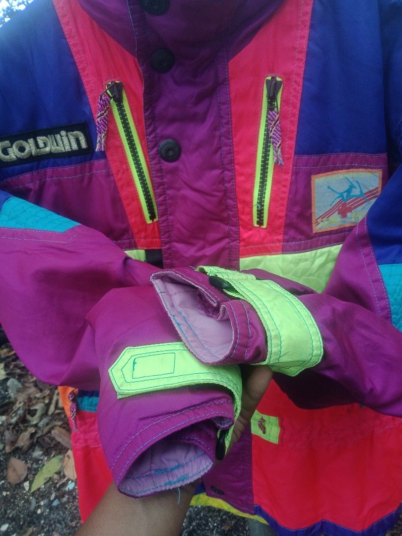 Extreme vintage ski jacket 70s full colour M on Carousell