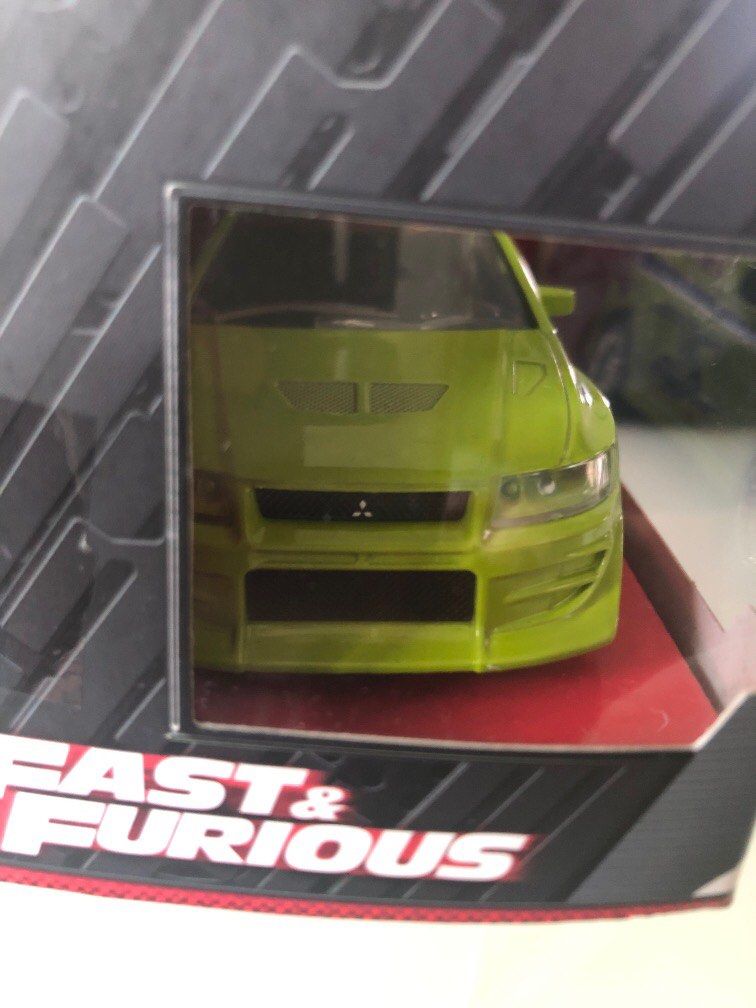 JADA FAST AND Furious Brian's Mitsubishi Lancer Evolution VII EVO 7 Diecast 1:32 EUR 33,00