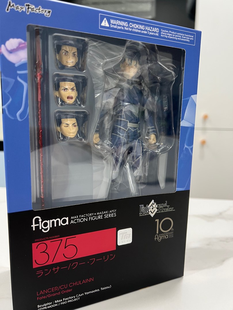 Figma Lancer/Cu Chulainn Fate/Grand Order Action Figure, Good Smile Company, Multicolore