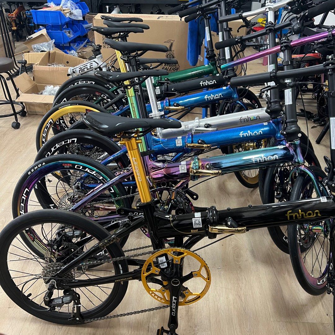 Fnhon blast foldable bike gust tornado folding bicycle Sports