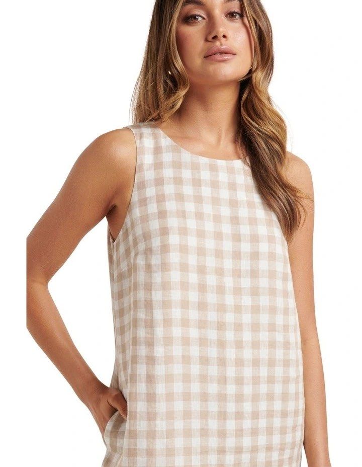 Gingham hot sale tank dress