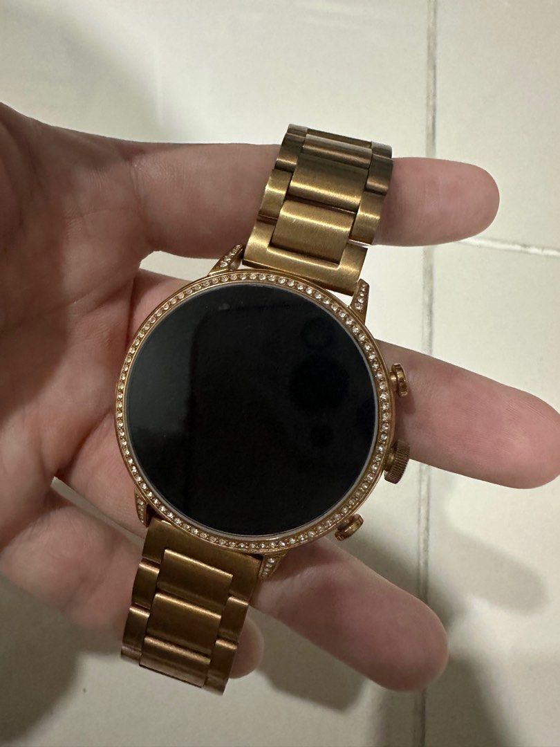 Fossil Q Venture HR Fossil Smart Watch Gen 4 Women s Fashion Watches Accessories Watches on Carousell