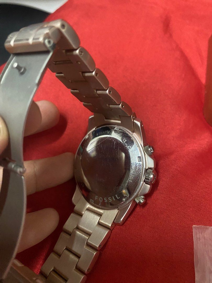 Fossil watch (Category: Women's Watches) located in Manila. Submitted by complexina (Listing ID 1237991072, Image 3). Description: Blush pink, face still has plastic All links included SELLER LOCATION: PUP STAMESA GCASH PAYMENT FIRST SHIP VIA LALAMOVE, J&T or LBC PLS SET YOUR EXPECTIONS ON PRELOVED ITEMS SLIGHTLY NEGOTIABLE LOW BALLERS WILL BE IGNORED NO RETURN NO EXCHANGE.