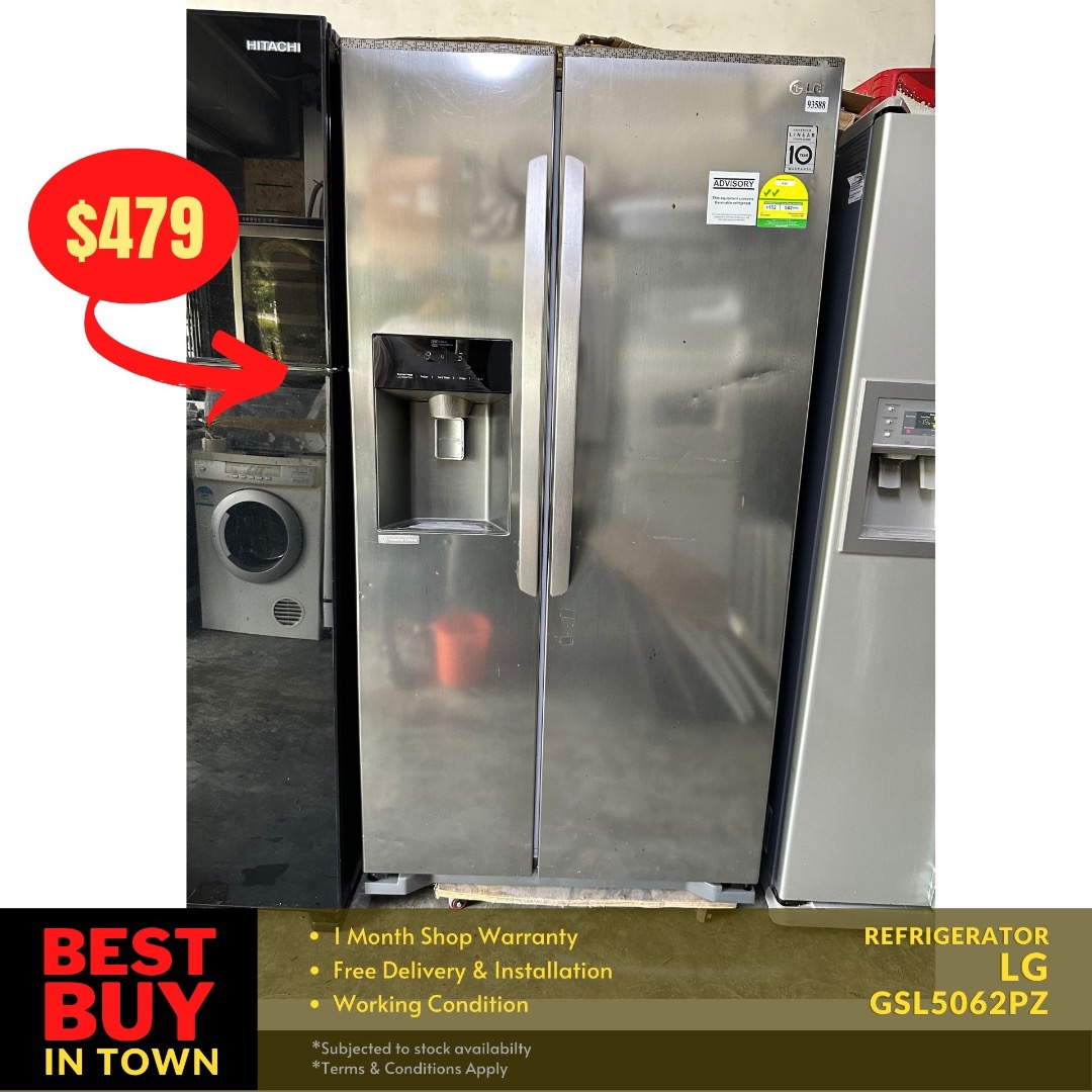 Used side by side refrigerator for sale store near me