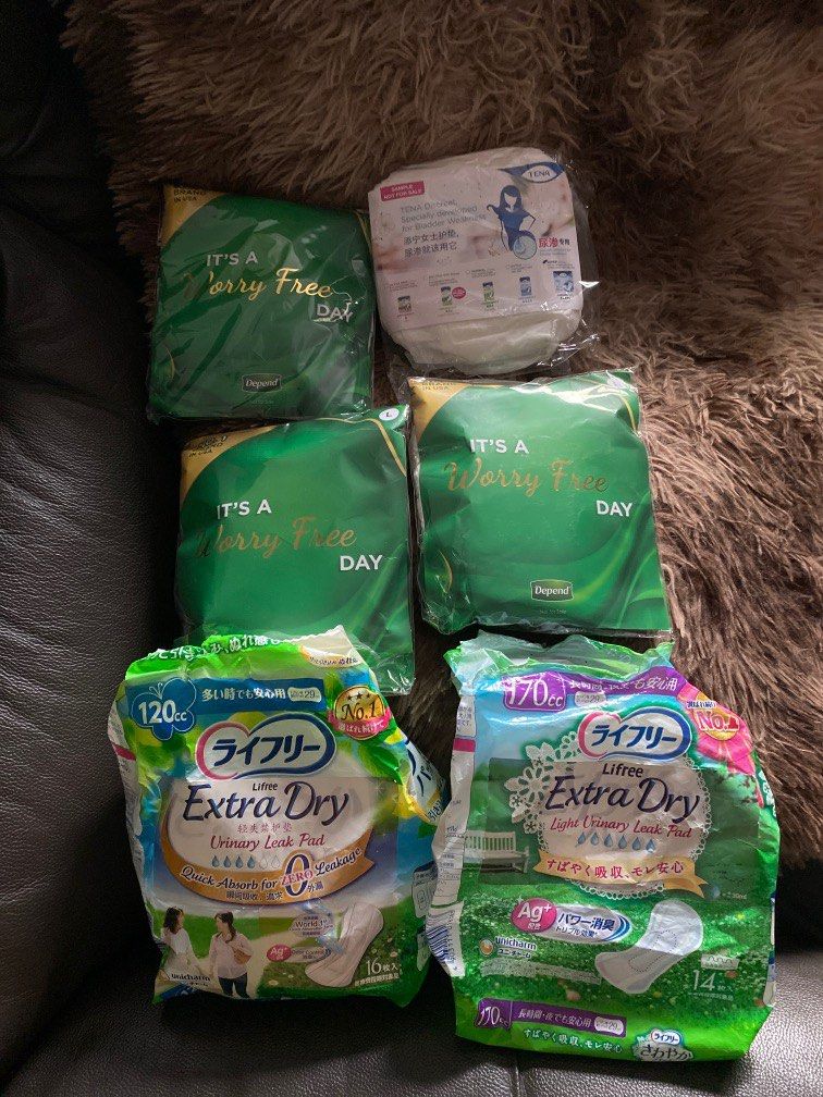 Free pant diaper & Urinary leak pad, Babies & Kids, Bathing & Changing