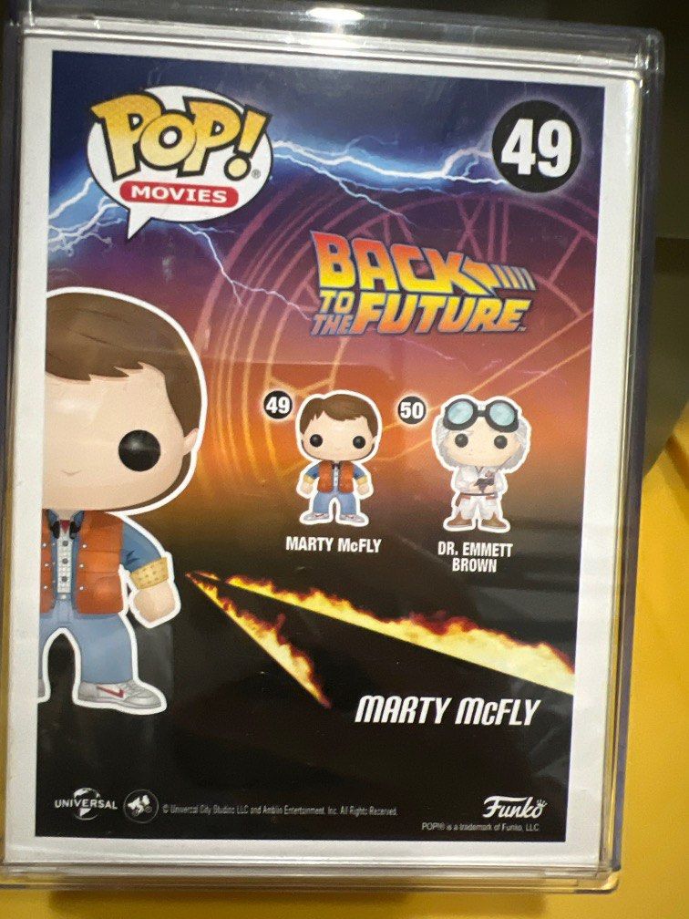 Figurine Marty McFly / Retour Vers Le Futur / Funko Pop Movies 61