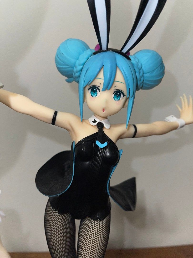 FuRyu BiCute Bunny Anime Figure Set Super Sonico Ram Rem Hatsune Miku