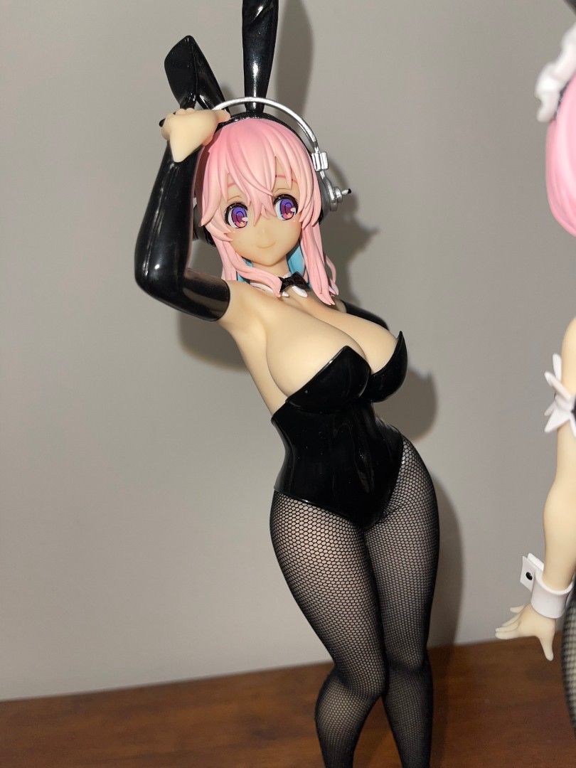 FuRyu BiCute Bunny Anime Figure Set Super Sonico Ram Rem Hatsune Miku