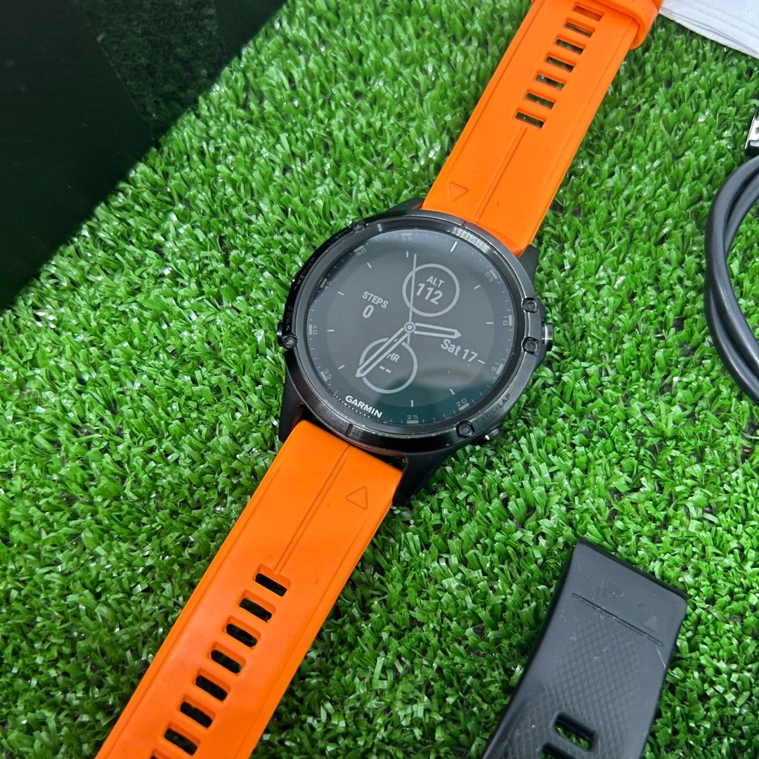 Fenix 5 sales plus sapphire orange