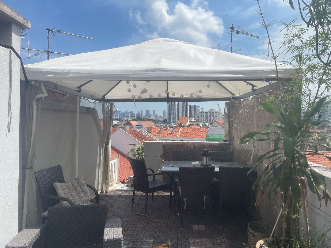gazebo canopy ikea brand new, Furniture & Home Living, Outdoor Furniture on Carousell