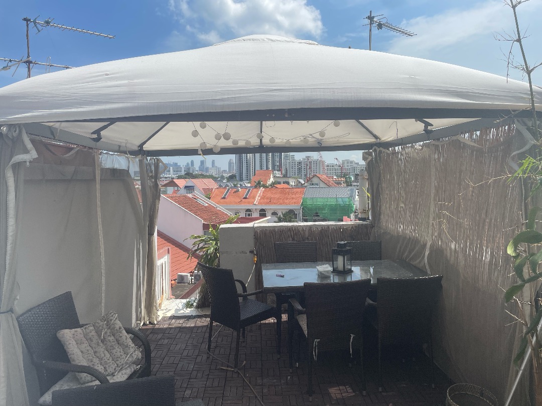 gazebo canopy ikea brand new, Furniture & Home Living, Outdoor Furniture on Carousell