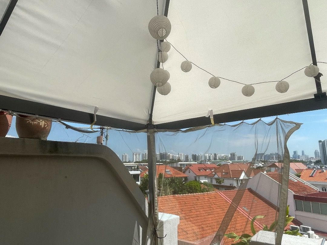gazebo canopy ikea brand new, Furniture & Home Living, Outdoor Furniture on Carousell