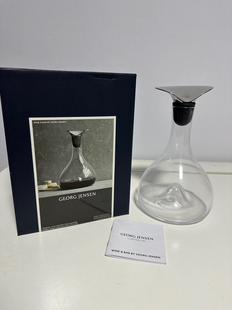 Jensen Wine & Bar Decanter Carafe 0.75l, Furniture & Home Living