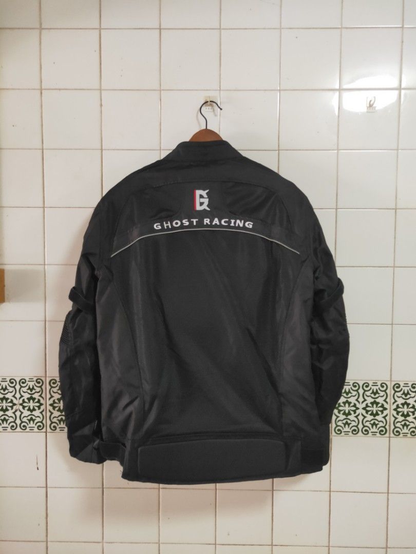 Gear shifter pad Ghost racing riding mesh jacket safety reflective