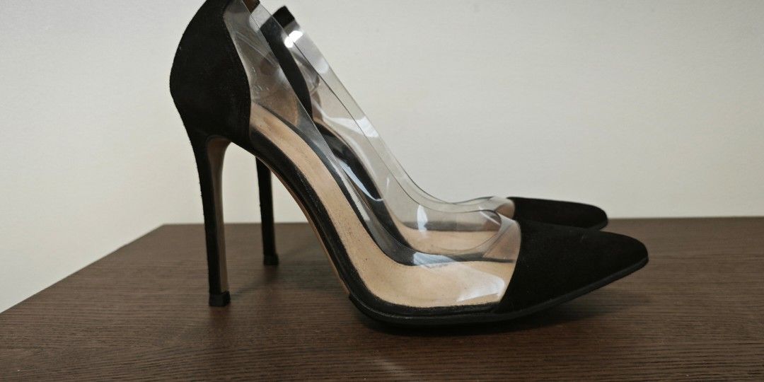 Gianvito rossi plexi pumps sizing sale