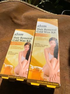 Glam hair removal cold wax