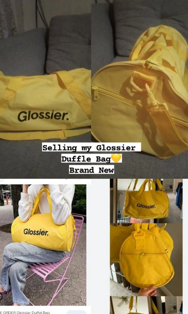 Glossier Duffle Bag on Carousell