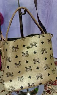 Golden Bucket Bag