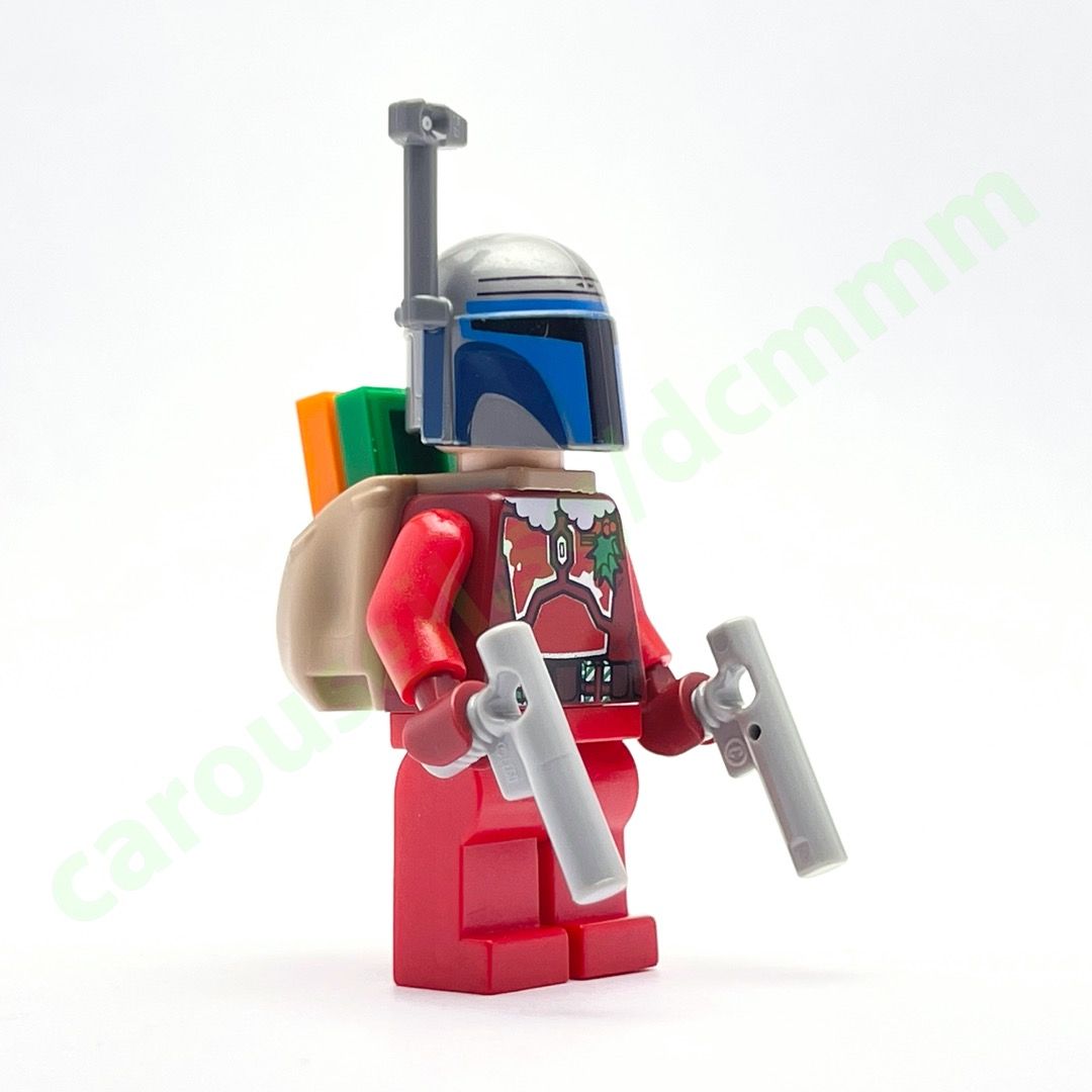 Good Condition Used LEGO Star Wars SW506 Santa Jango Fett Minifigure From 75023 Christmas Xmas Advent Calendar Minifig