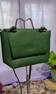 Green cross-body bag
