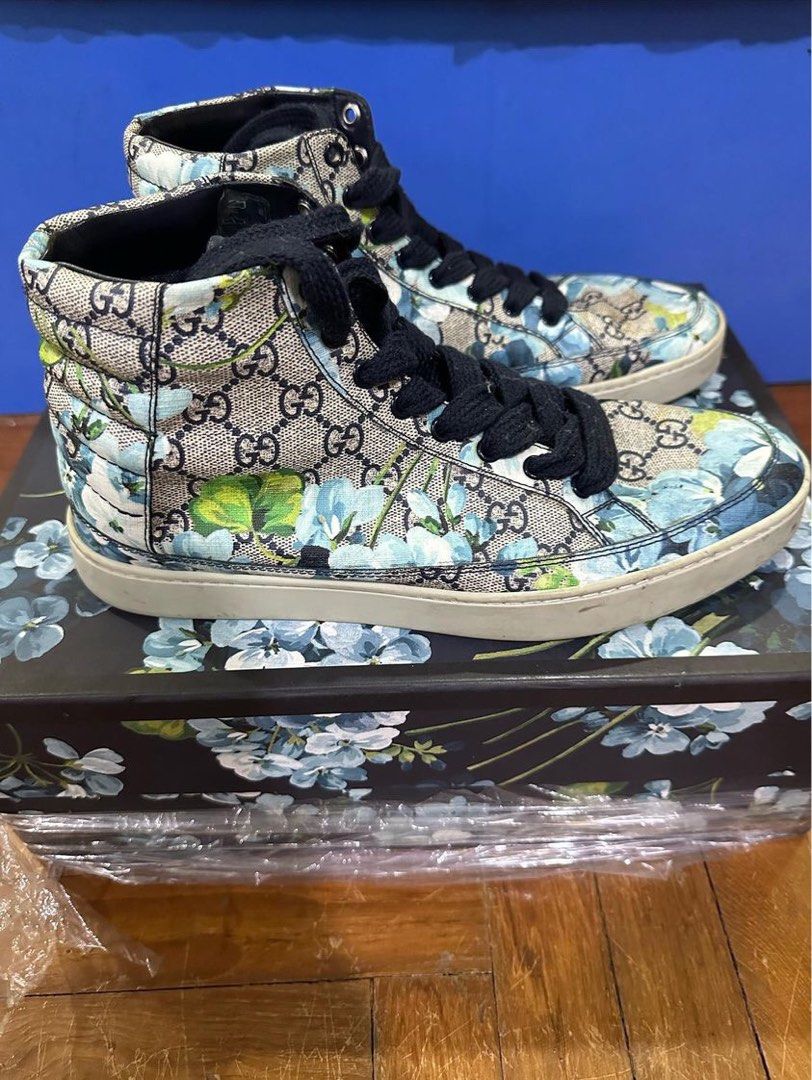 Gucci floral clearance high tops