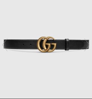 GUCCI BELT WITH DOUBLE G BUCKLE