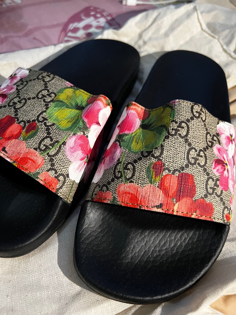 Gg blooms supreme shop slide sandal fake