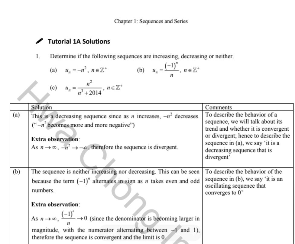H2 MATH 90RP PREP NOTES (RJ/HCI Lecture notes/Tutorials/Summaries ...