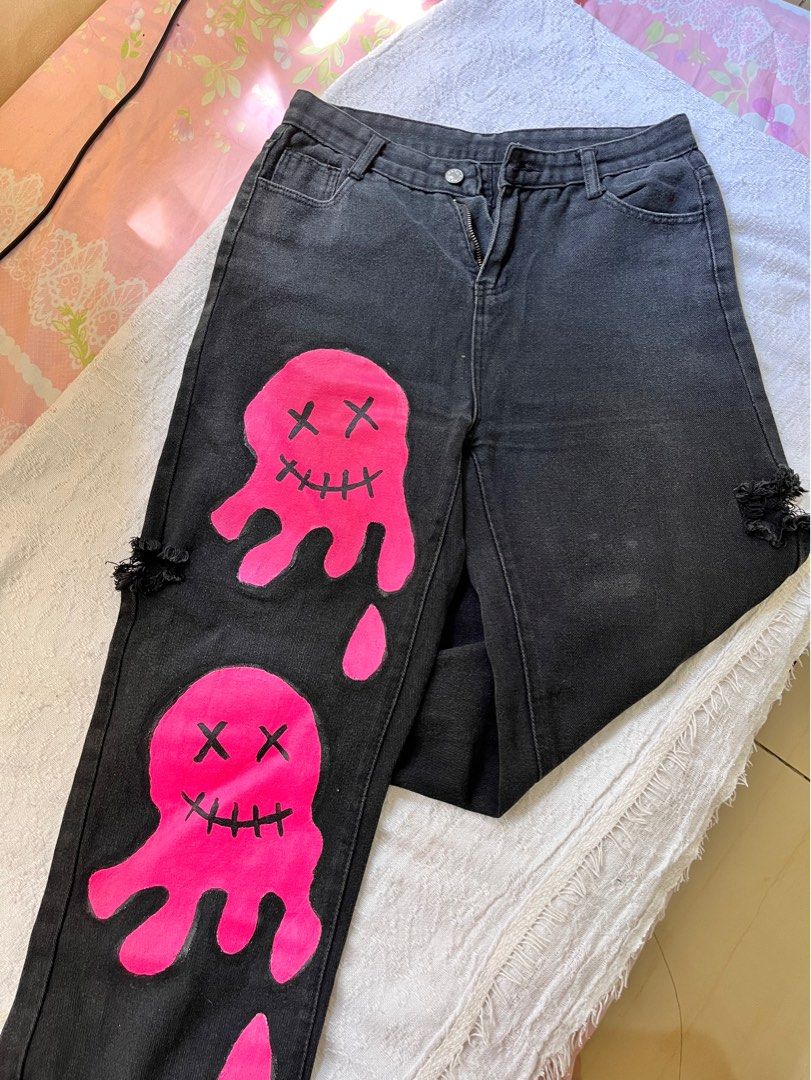 Hand hotsell painted pants
