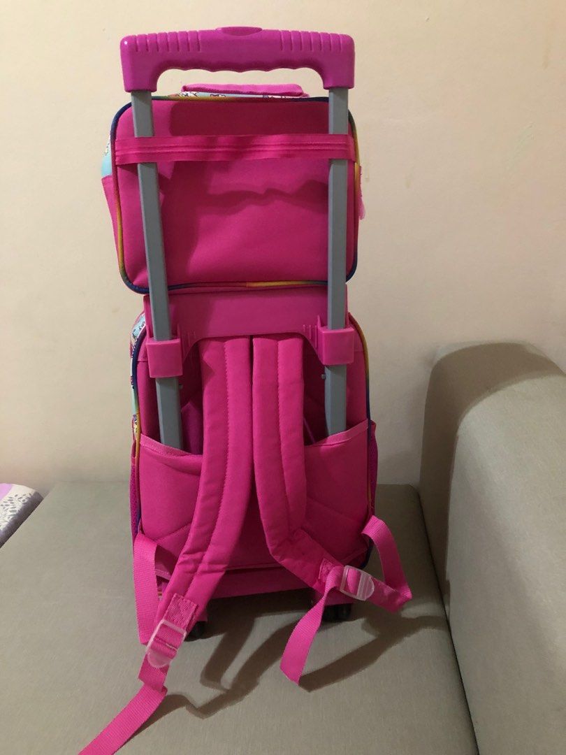 Hello Kitty Trolley School Bag, Women's Fashion, Bags & Wallets