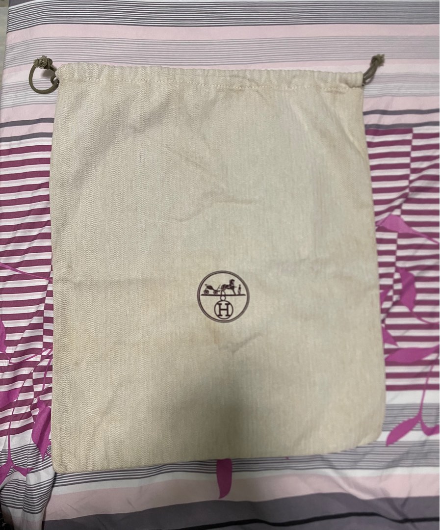 Hermes Dust Bag, Luxury, Accessories on Carousell