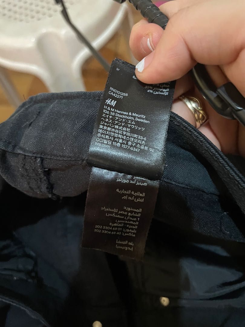 H m Black Pants Women s Fashion Bottoms Jeans on Carousell