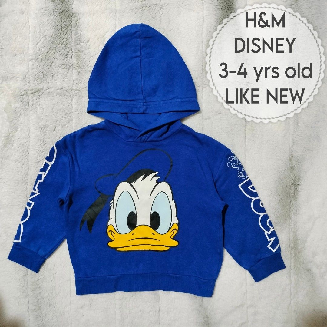 Hu0026M DISNEY DONALD DUCK KID'S HOODIE JACKET, Babies u0026 Kids, Babies u0026 Kids  Fashion on Carousell