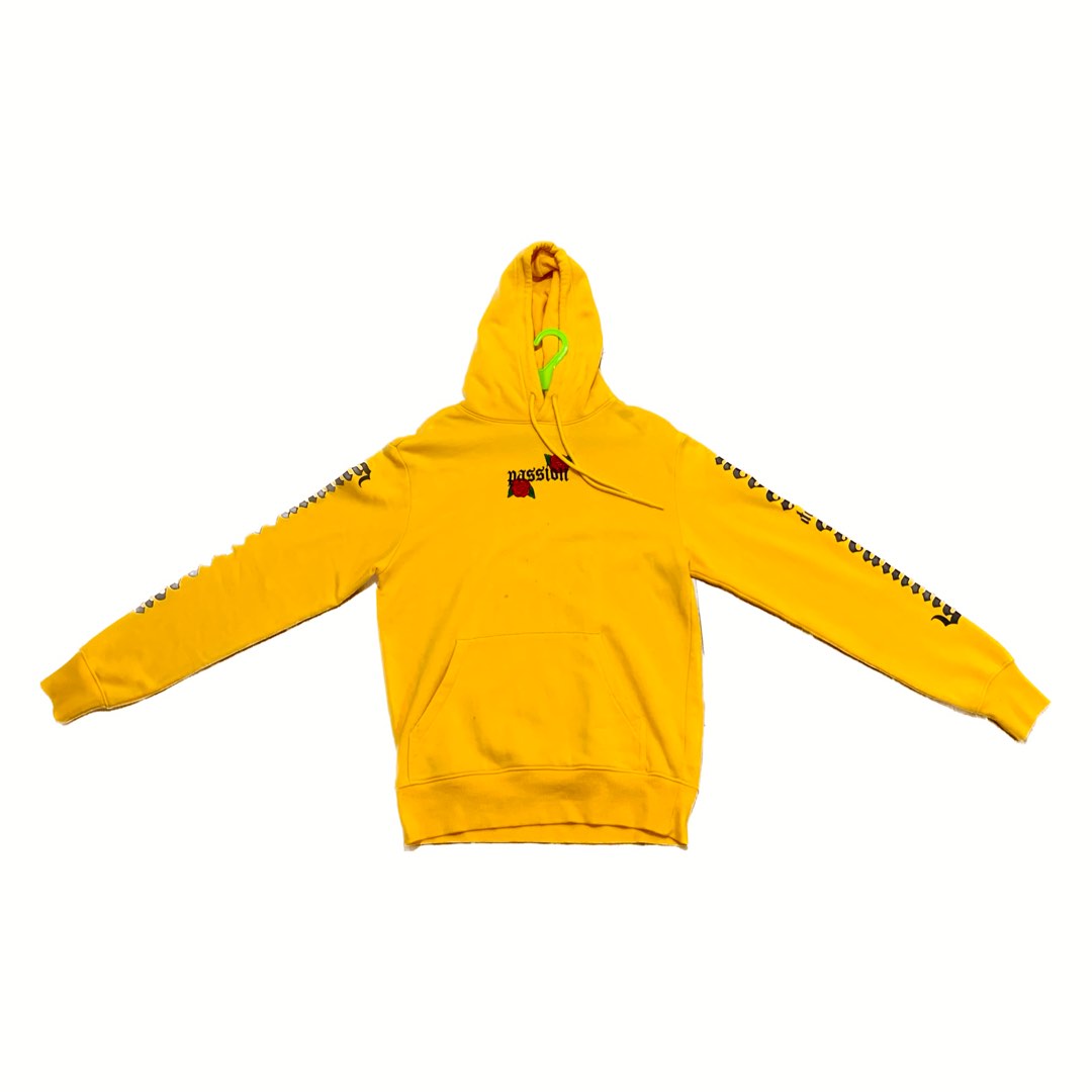 H&m yellow hoodie mens new arrivals
