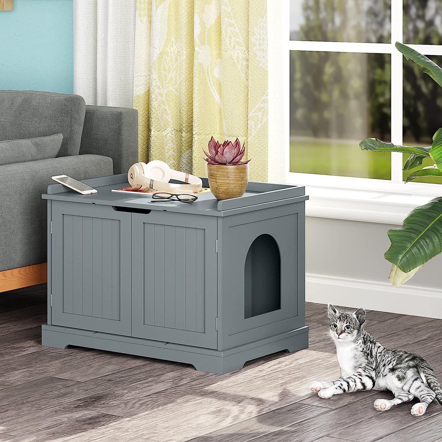 Decorative store cat box