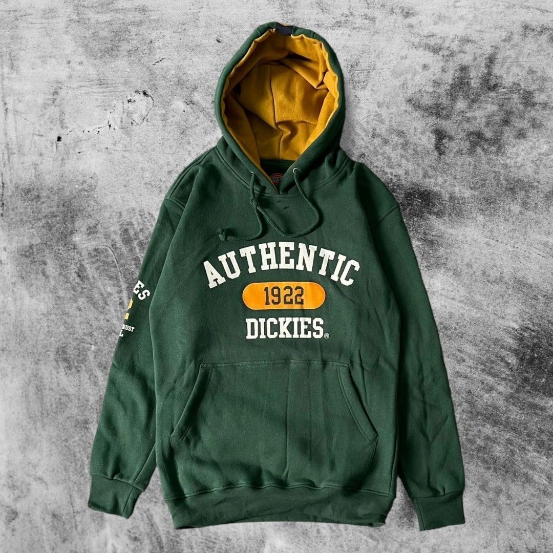 Hoodie Dickies 1922 Authentic Hijau Fesyen Pria Pakaian Baju Luaran di Carousell