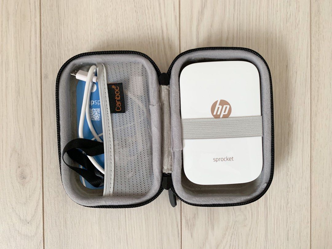 HP Sprocket Portable Photo Printer, X7N07A (W) plus Canbox Travel Bag, 電腦＆科技, 打印機及影印機 Carousell