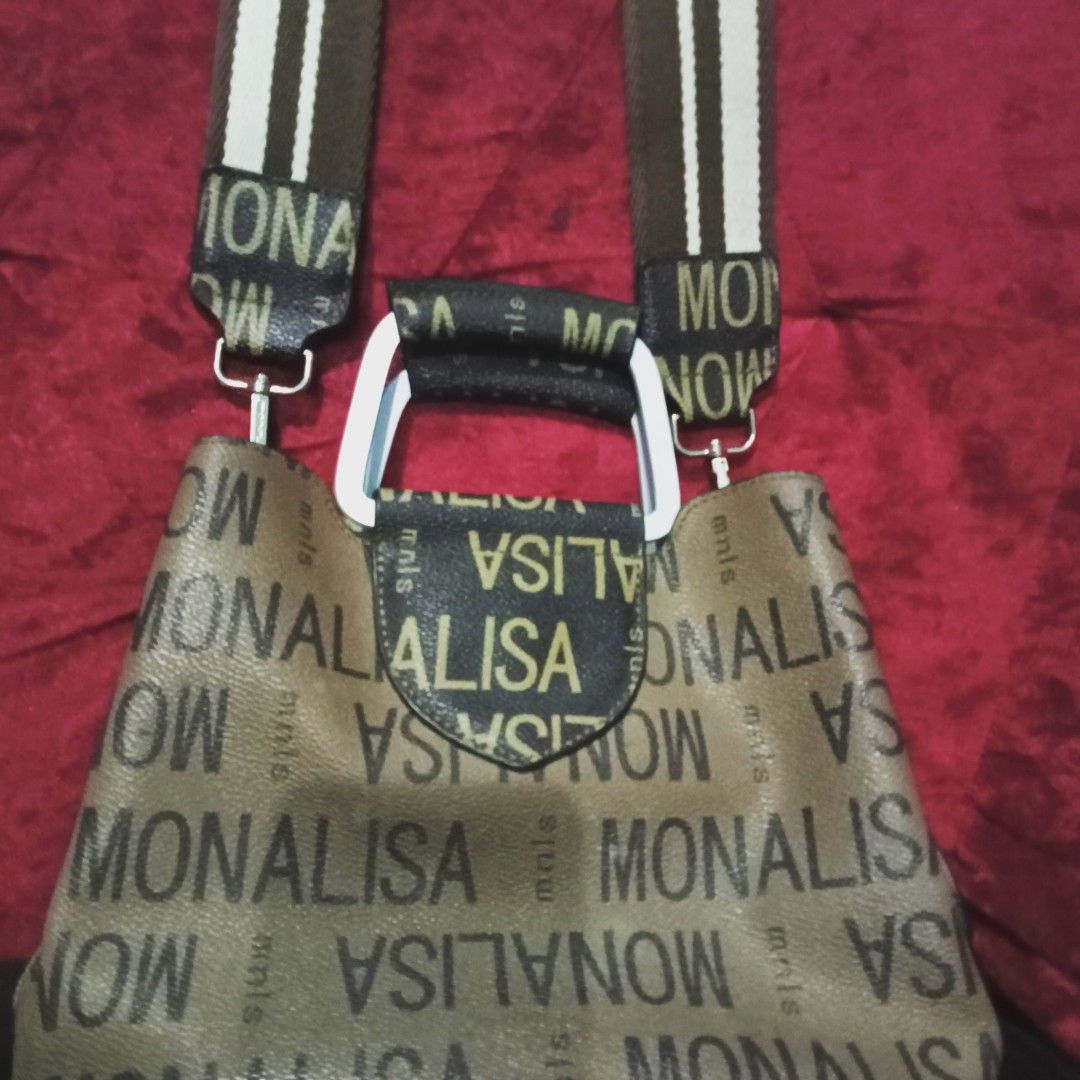 Mona Lisa Red Sling Bag, Women's Fashion, Bags & Wallets, Cross-body Bags  on Carousell