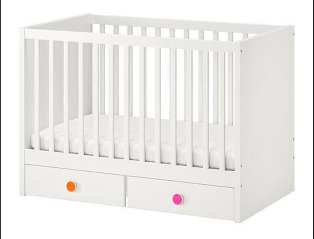 IKEA cots with drawers, Babies & Kids, Baby Nursery & Kids Furniture