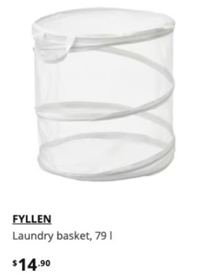 Baby toy basket: Ikea Fyllen laundry basket turned toy basket