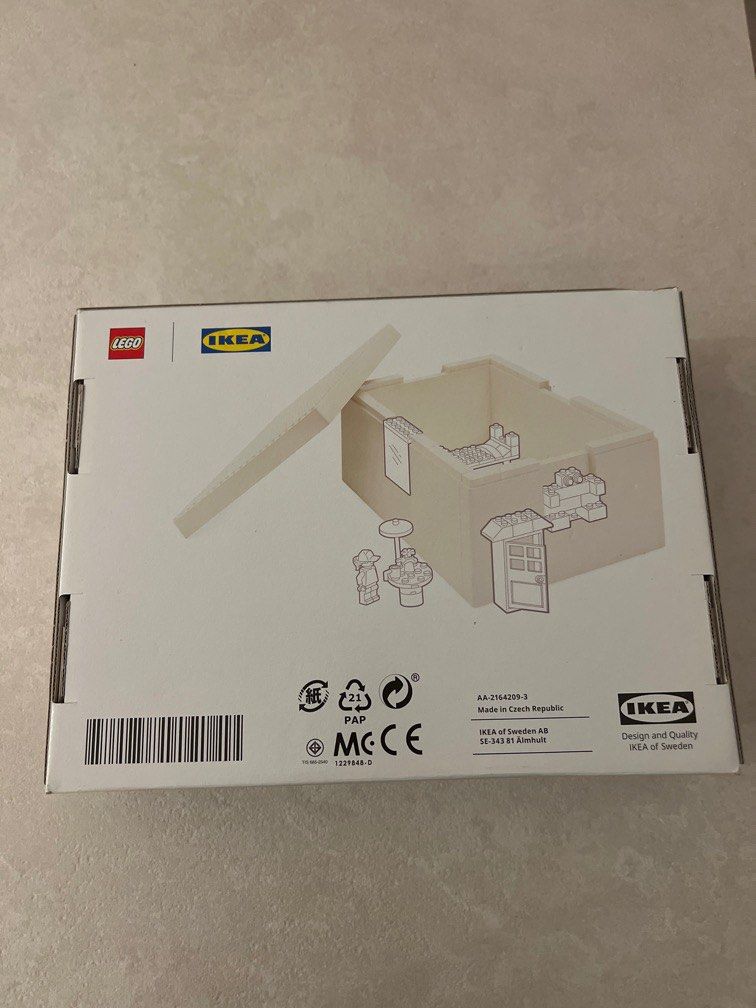 Ikea lego storage box bygglek, Furniture & Home Living, Home