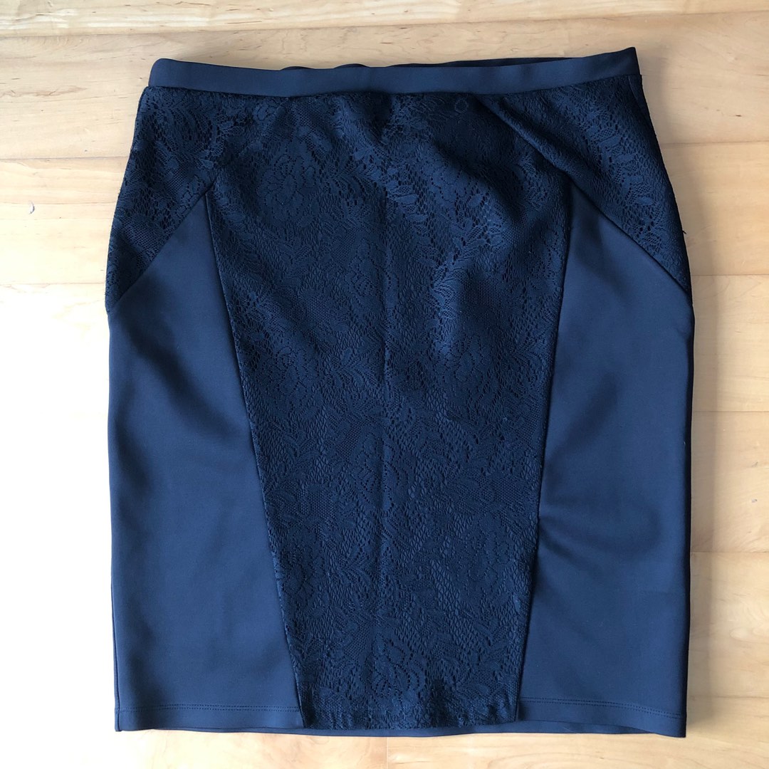 Navy pencil sales skirt dorothy perkins