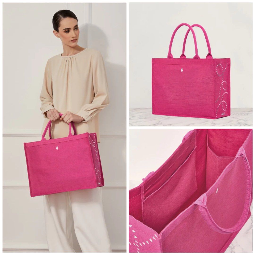 FREE POS dUCk Shopping Bag in Fuschia