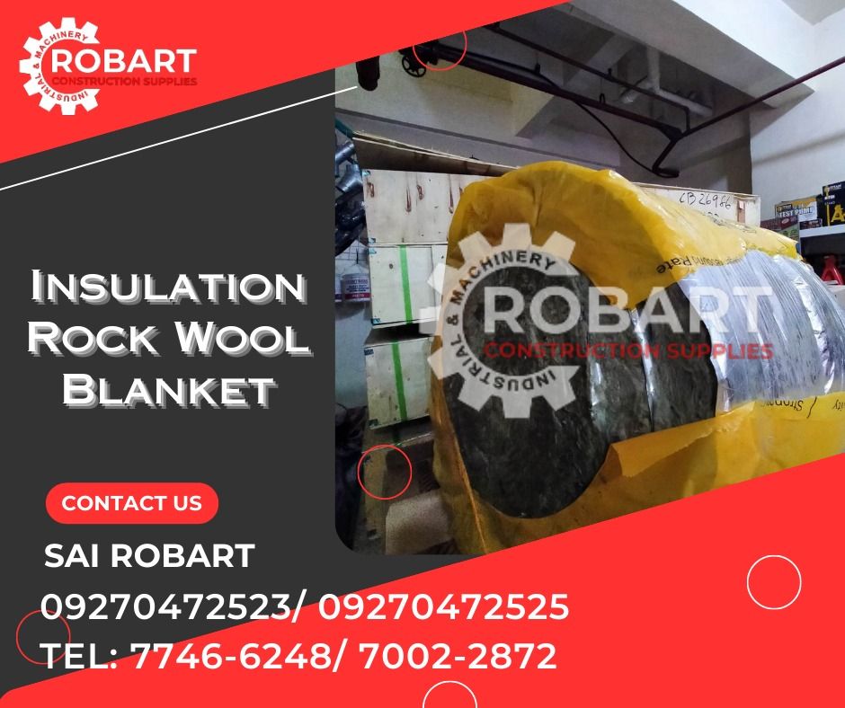 Insulation Rockwool Blanket (Category: Construction Tools & Equipment) located in Manila. Submitted by robartehm (Listing ID 1237937482, Image 1). Description: Insulation Rockwool Blanket ROBART CONSTRUCTION SUPPLIES Note: Prices are subject to change without prior notice. For inquiries: For FAST TRANSACTION: Call: Sai Robart - 09270472523 Viber: Katie/ Sai Robart - 09270472525 Email: sairobart3@gmail.com SEND US MESSAGE FOR INQUIRIES ‼️ ‼️ - 100