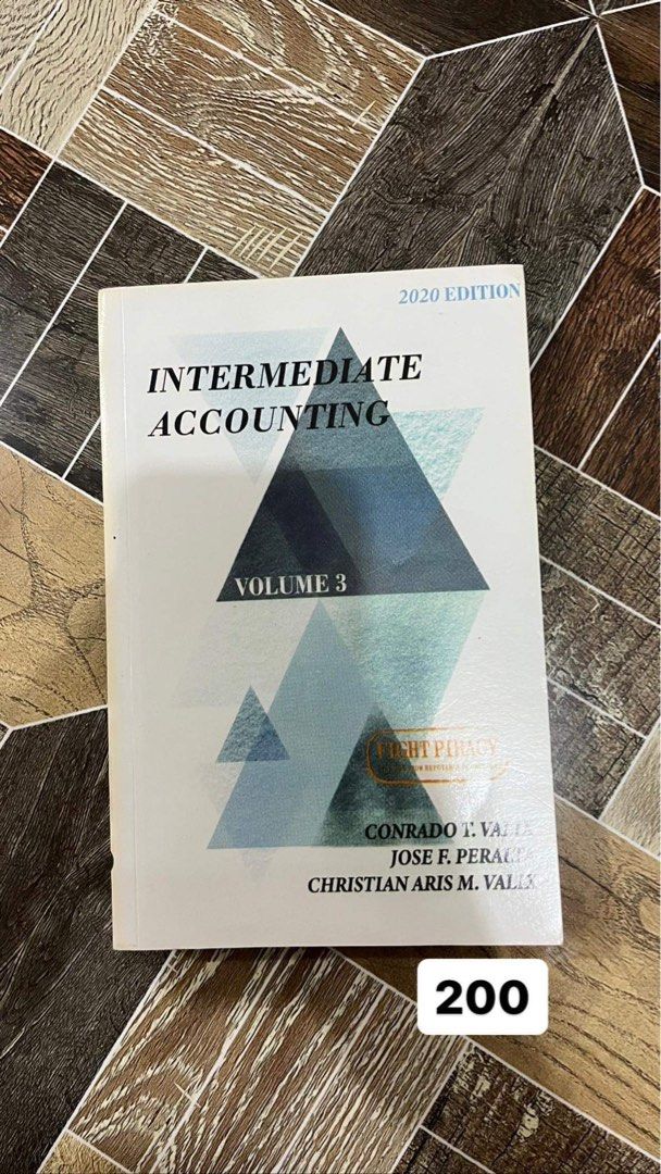 Intermediate Accounting 3 (2020) Valix, Hobbies & Toys, Books