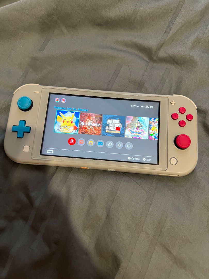 Jailbreak Nintendo Switch Lite Zacian Zamazenta Edition, Video Gaming