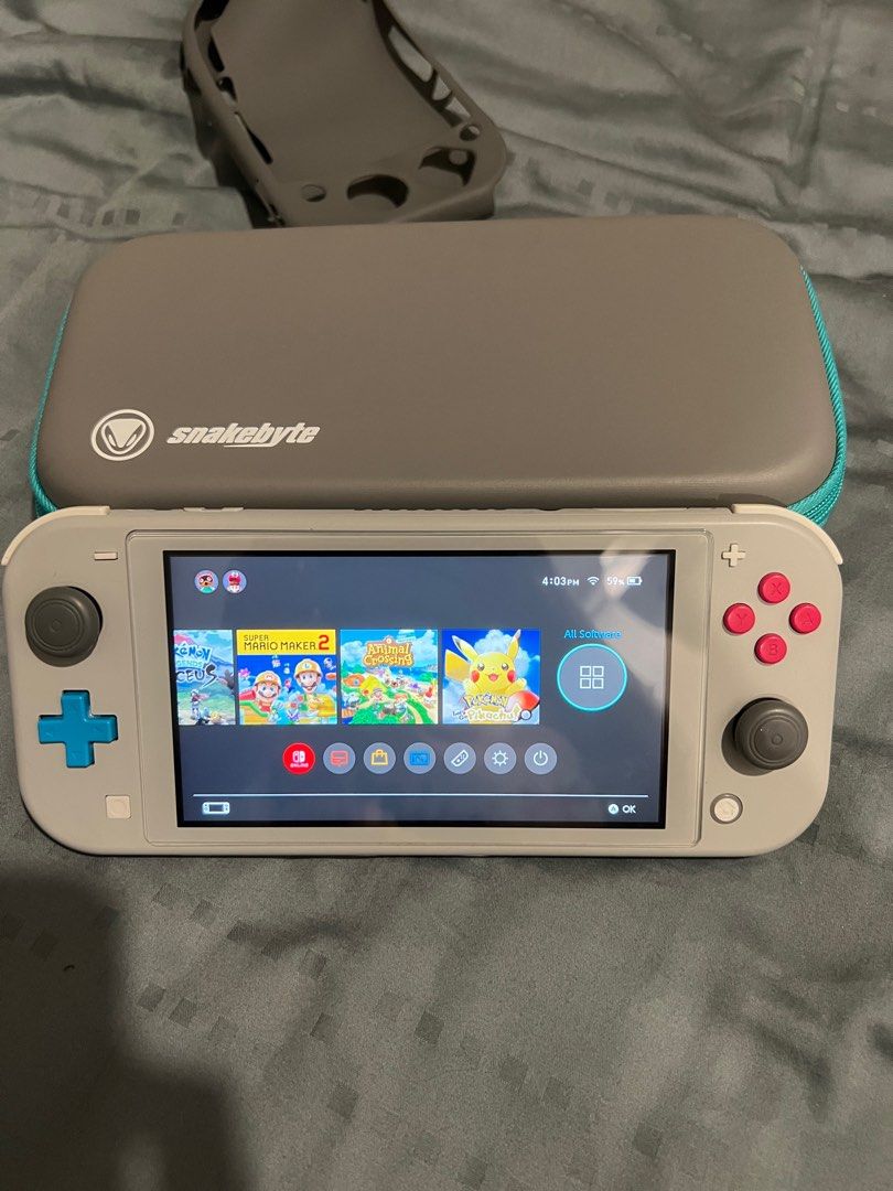 Jailbreak Nintendo Switch Lite Zacian Zamazenta Edition, Video Gaming